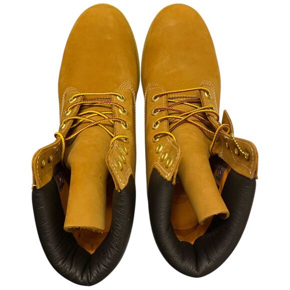 Wheat - Timberland Men's Premium 6' Waterproof Removable Lining Rubber Outsole B - Picture 5 of 6